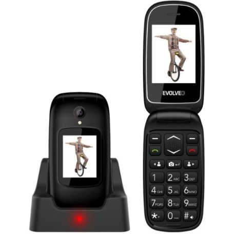 Evolveo EasyPhone FD EP700 Mobiltelefon fekete
