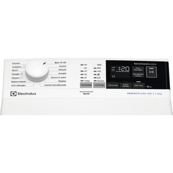 Electrolux EW6TN4062H PerfectCare felültöltős mosógép