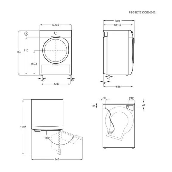 Electrolux EW7D384UE Hőszivattyús szárítógép