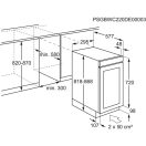 Electrolux EWUS018B7B Beépítheő borhűtő