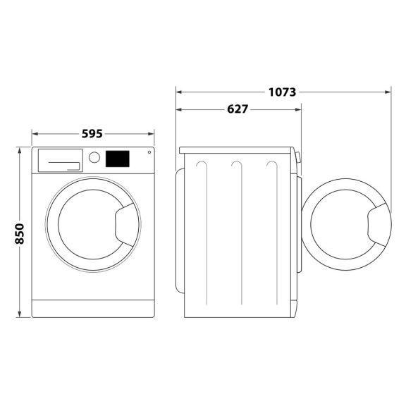 Whirlpool FFD 8489 BCV EE Elöltöltős mosógép