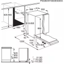 AEG FHK74707P Beépíthető mosogatógép
