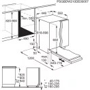 AEG FSE73507P Beépíthető mosogatógép