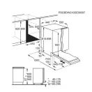 AEG FSE74527P Beépíthető keskeny mosogatógép