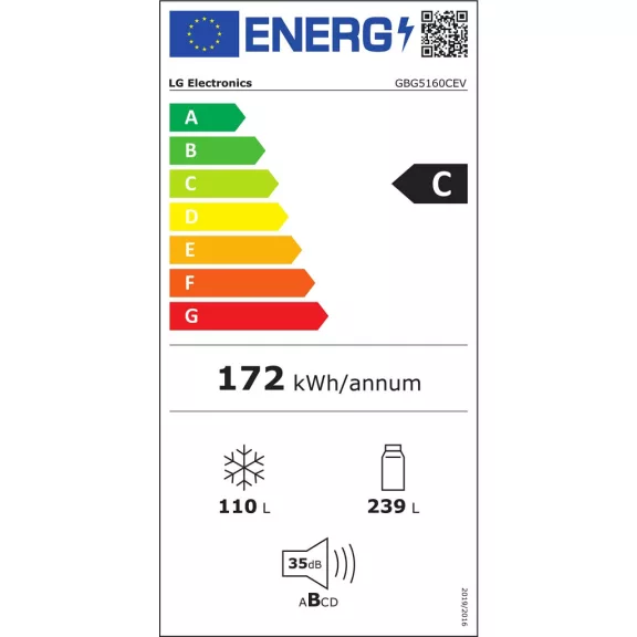 LG GBG5160CEV Alulfagyasztós hűtőszekrény LG GBG5160CEV Alulfagyasztós hűtőszekrény