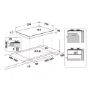 Whirlpool GMWL 728/IXL Beépíthető gázfőzőlap