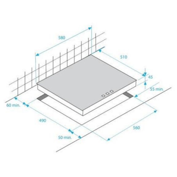 Beko HIC 64402 Beépíthető főzőlap