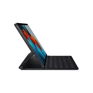   Samsung TAB S7 billentyűzetes flip tok mobil eszközhöz, QWERTY, fekete (EF-DT630BBGGDE) Csomagolássérült