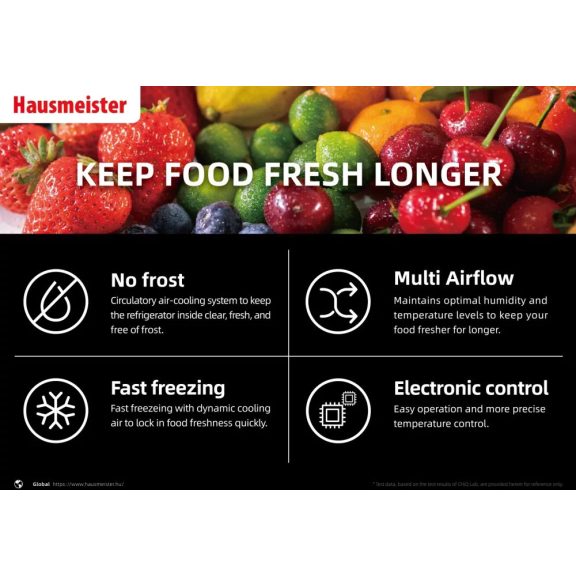 Hausmeister HM 4183E Fagyasztószekrény