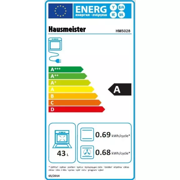 Hausmeister HM 5028 Kerámialapos tűzhely