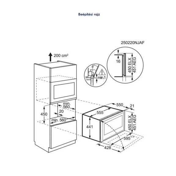 Electrolux KBW6X Beépíthető borhűtő