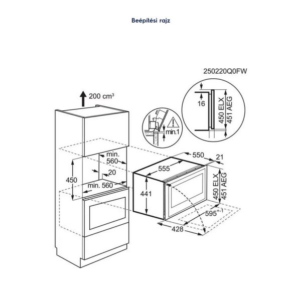 Electrolux KBW6X Beépíthető borhűtő