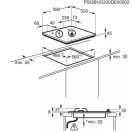 Electrolux KGG64262K beépíthető gázfőzőlap