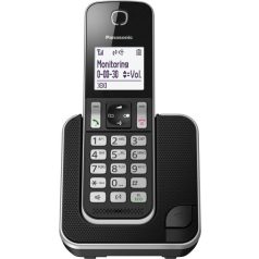 Panasonic KX-TGD310PDB Vezeték nélküli telefon, fekete