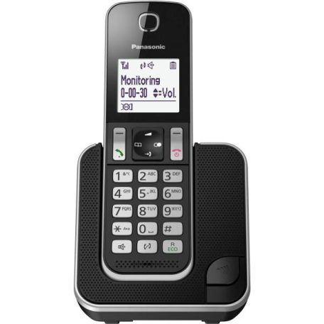 Panasonic KX-TGD310PDB Vezeték nélküli telefon, fekete