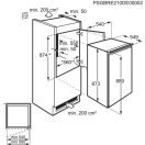 Electrolux LFB2AE88S1 Beépíthető hűtőszekrény