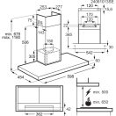 Electrolux LFT816K Fali kürtős páraelszívó