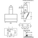 Electrolux LFV626K Beépíthető kürtős páraelszívó