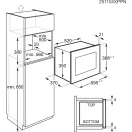 Electrolux LMS4253TBK Beépíthető mikrohullámú sütő