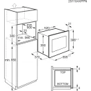 Electrolux LMS4253TBW beépíthető mikrohullámú sütő