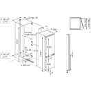 Electrolux LNS3LE18S beépíthető hűtőszekrény