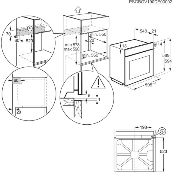 Electrolux LOD8P39Z Beépíthető gőzsütő