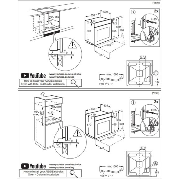 Electrolux LOFGF00BK SurroundCook beépíthető sütő