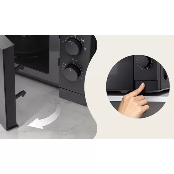 LG MS2082F Mikrohullámú sütő