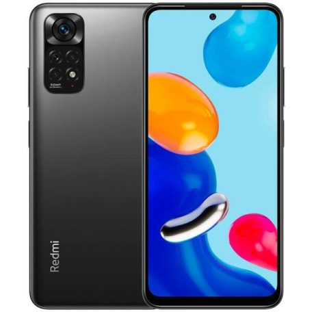 Xiaomi Redmi Note 11 4/64GB Dual-Sim mobiltelefon Grafit Szürke (MZB0ALUEU)