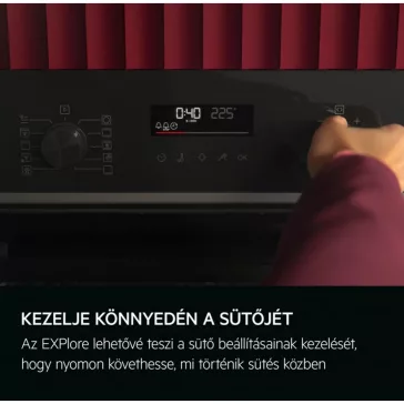 AEG NBR6P531SB Beépíthető gőzsütő
