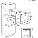 AEG NMB6G261UB Beépíthető mikrohullámú sütő