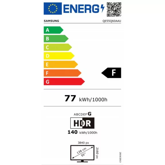 Samsung QE55Q60AAUXXH QLED UHD 4K Smart LED Televízió