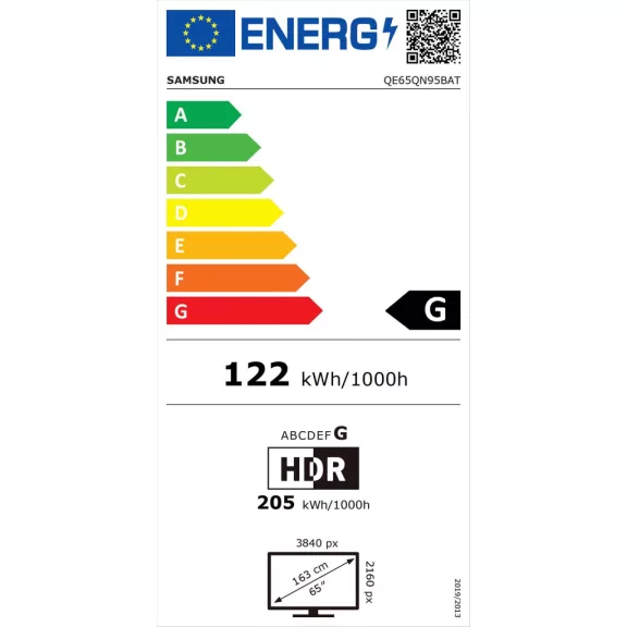 Samsung QE65QN95BATXXH 4K Ultra HD Neo QLED Smart LED Televízió