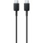 USB Type-C töltő- és adatkábel, USB Type-C, 100 cm, gyorstöltés, Samsung, fekete, gyári, 