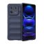 Xiaomi 13 Pro, Szilikon tok, közepesen ütésálló, 3D minta, sötétkék