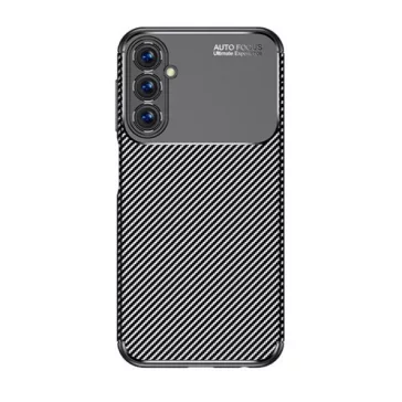   Samsung Galaxy A05s SM-A057F, Szilikon tok, közepesen ütésálló, légpárnás sarok, karbon minta, fekete