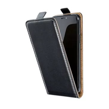   Samsung Galaxy A05 SM-A055F, Forcell lenyitható bőrtok, Slim Flexi, felfelé nyíló - kinyitható, fekete