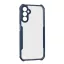 Samsung Galaxy A14 4G / A14 5G SM-A145F / A146B, Szilikon tok, közepesen ütésálló, légpárnás sarok, akril hátlap, Anti-Drop Case, átlátszó/sötétkék