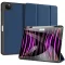 Apple iPad Pro 13 (2024 / 2025), mappa tok, Smart Case, érintőceruza tartó, Dux Ducis Domo, sötétkék