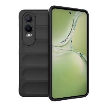   OnePlus Nord CE 4 Lite, Szilikon tok, közepesen ütésálló, 3D minta, fekete