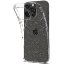 Apple iPhone 16 Plus, Szilikon tok, Spigen Liquid Crystal Glitter, átlátszó