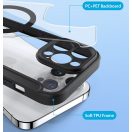 Apple iPhone 16, Oldalra nyíló tok, stand, közepesen ütésálló, Magsafe kompatibilis, Dux Ducis Skin Pro Magsafe, fekete