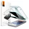 Samsung Galaxy S25 Ultra SM-S938, Kijelzővédő fólia, ütésálló fólia (az íves részre is!), Tempered Glass (edzett üveg), Spigen Ez Fit HD Privacy, Clear, 2 db / csomag