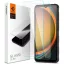 Samsung Galaxy Xcover 7 Pro SM-G766B, Kijelzővédő fólia, (az íves részre NEM hajlik rá!), Tempered Glass (edzett üveg), Spigen Glastr Slim, Clear, 2 db / csomag