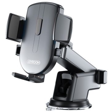   Autós tartó, univerzális, műszerfalra rögzíthető, tapadókorongos, 4 - 6.7"-os készülékekhez, 360°-ban forgatható, teleszkópos, állítható, dönthető, Joyroom JR-OK3, fekete