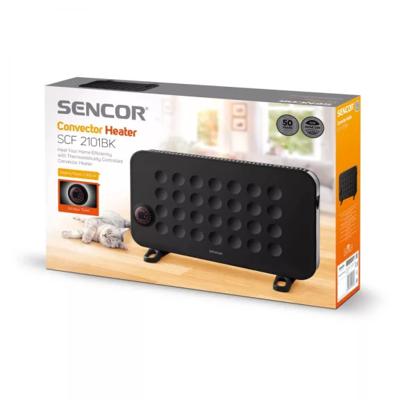 Sencor SCF 2101BK Elektromos konvektor
