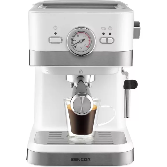 Sencor SES 1720WH Eszpresszó kávéfőző, fehér Sencor SES 1720WH Eszpresszó kávéfőző, fehér