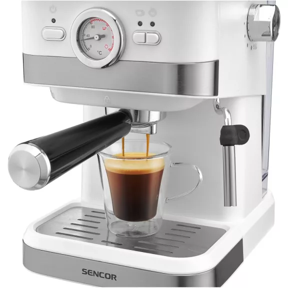 Sencor SES 1720WH Eszpresszó kávéfőző, fehér Sencor SES 1720WH Eszpresszó kávéfőző, fehér