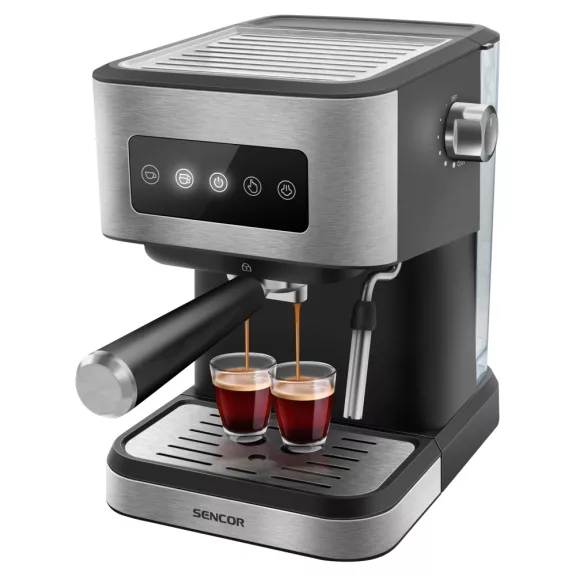 Sencor SES 4020SS Karos eszpresszó kávéfőző 20 bar nyomással