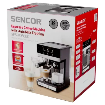 Sencor SES 4060BK Félautomata kávéfőző